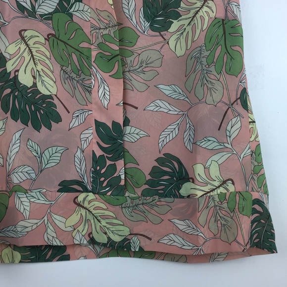 CAbi | Short sleeve Blouse "Leaf Print" - Picture 4 of 8